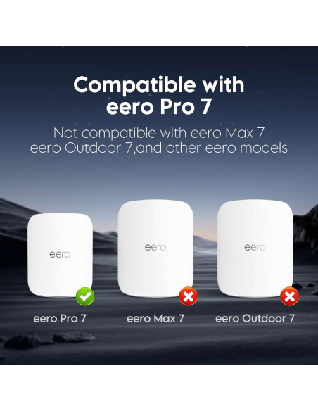 Soporte de Montaje en Pared XLTTYWL para eero Pro 7 - Blanco, 2 Paquete Soporte de Montaje en Pared XLTTYWL para eero Pro 7 - Blanco, 2 Paquete