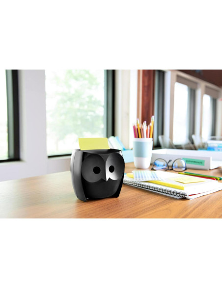 Dispensador de Notas Post-it Búho 45 Hojas 7.6x7.6cm Dispensador de Notas Post-it Búho 45 Hojas 7.6x7.6cm