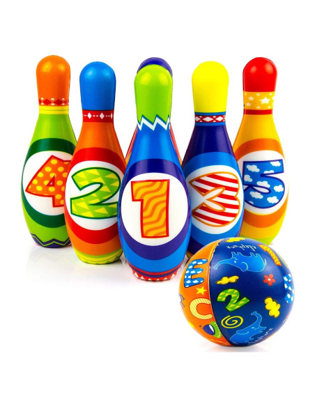 Juego de Bolos para Niños Toysery - Ligero y Colorido Juego de Bolos para Niños Toysery - Ligero y Colorido