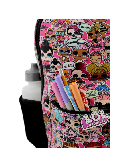 Mochila Escolar L.O.L. Surprise! 40 cm Niñas Negro/Rosa Mochila Escolar L.O.L. Surprise! 40 cm Niñas Negro/Rosa