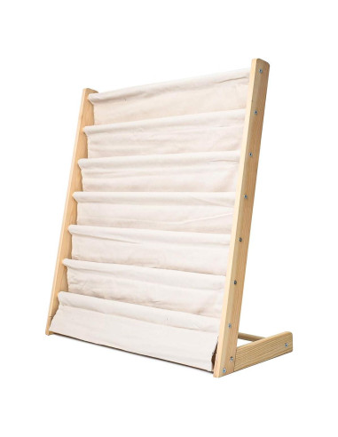 Estante de Libros para Niños Morimoe 75cm Beige 6 Capas