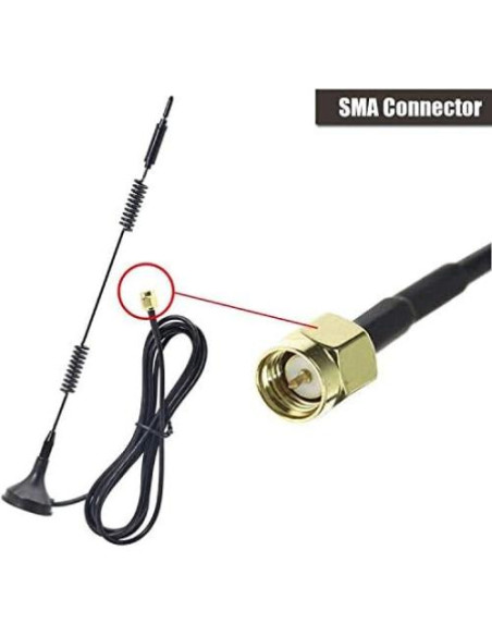 Antena WiFi Doble Banda EJOYS 12dBi Base Magnética 3m Antena WiFi Doble Banda EJOYS 12dBi Base Magnética 3m
