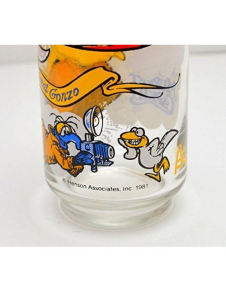 Vaso Vintage McDonald's 1981 Kermit Fozzie Gonzo 14.3x6.7cm Vaso Vintage McDonald's 1981 Kermit Fozzie Gonzo 14.3x6.7cm