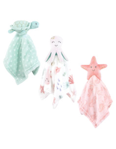 Manta de Seguridad con Cara de Animal Hudson Baby 3-Pack