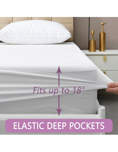 Protector de Colchón Impermeable Akicia Individual 45.72 cm