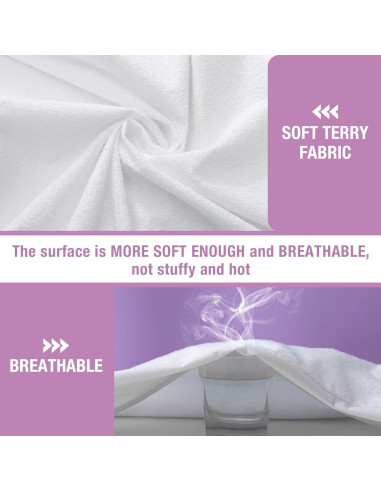 Protector de Colchón Impermeable Akicia Individual 45.72 cm