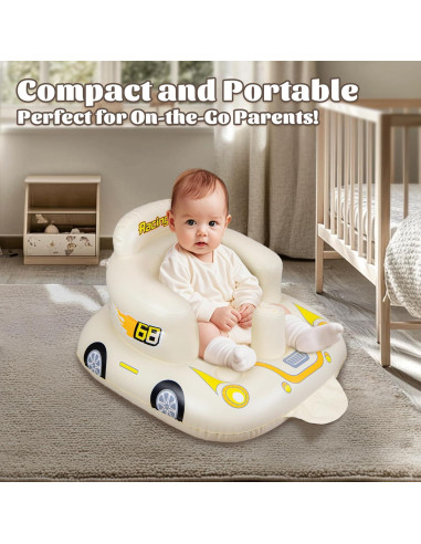 Asiento Inflable para Bebés JOSEN - Aprender a Sentarse 0.58 kg