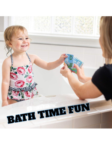 Tarjetas de Flash SplashEZ A-Z para Baño - Aprendizaje Divertido
