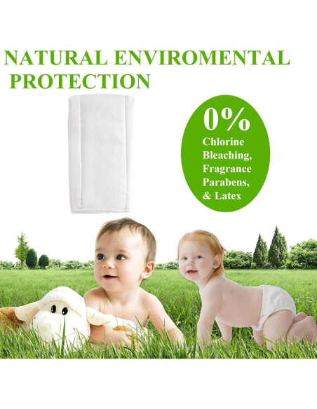 Paños de Tela de 6 Capas Fasoar 100% Algodón Absorbente Paños de Tela de 6 Capas Fasoar 100% Algodón Absorbente