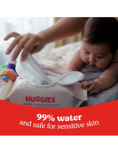 Toallitas Huggies Skin Essentials Bebés Hipoalergénicas 560 Unidades