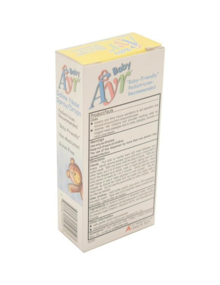 Spray Nasal Salino para Bebés Ayr - Paquete de 6 Botellas 30 mL Spray Nasal Salino para Bebés Ayr - Paquete de 6 Botellas 30 mL