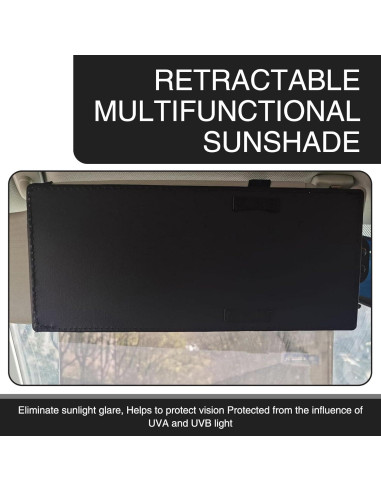 Extensor de Visera Retráctil Sephile 1 PC Filtro UV Marrón