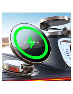 Soporte de Coche Magsafe LISEN 15W Carga Rápida Ajustable