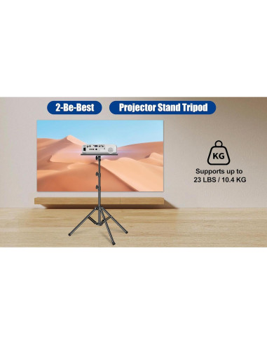 Soporte de trípode ajustable 2-Be-Best para proyector 70-160 cm