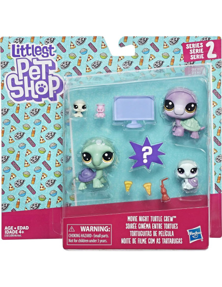 Paquete Familiar Littlest Pet Shop Hasbro Noche de Película Paquete Familiar Littlest Pet Shop Hasbro Noche de Película