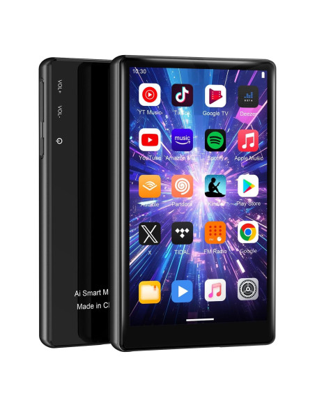 Reproductor MP3 64GB Foeuyte con Bluetooth y WiFi, Pantalla 5" HD Reproductor MP3 64GB Foeuyte con Bluetooth y WiFi, Pantalla 5" HD