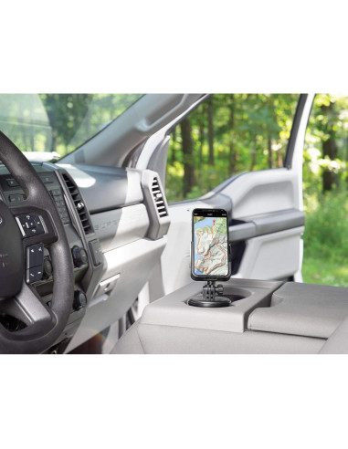 Soporte para teléfono WeatherTech CupFone Two View - Ajustable