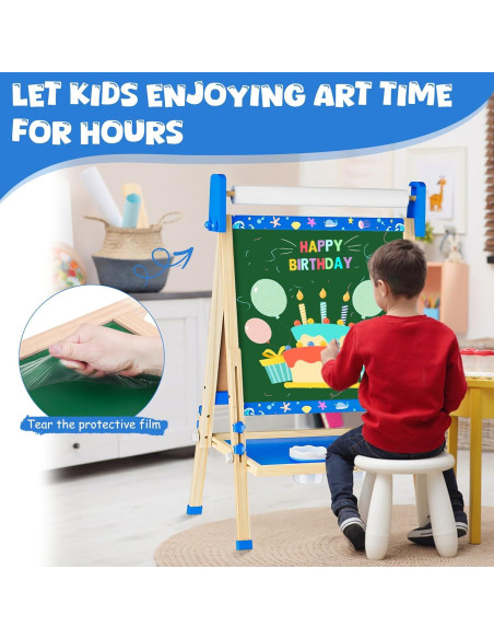 Caballete de Arte Ajustable Doselie para Niños 2-10 Años Caballete de Arte Ajustable Doselie para Niños 2-10 Años