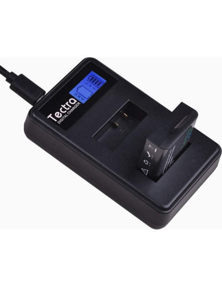 Tectra Paquete 3 Baterías PG1050 y Cargador Doble LCD 1180mAh Tectra Paquete 3 Baterías PG1050 y Cargador Doble LCD 1180mAh