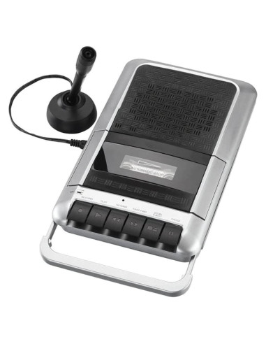 Reproductor y Grabador de Cassettes PROSCAN PRC124AMZ Negro
