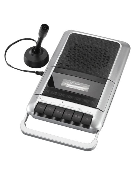 Reproductor y Grabador de Cassettes PROSCAN PRC124AMZ Negro Reproductor y Grabador de Cassettes PROSCAN PRC124AMZ Negro