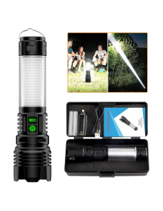 Linterna LED Recargable Hoxida 2000 Lúmenes Impermeable