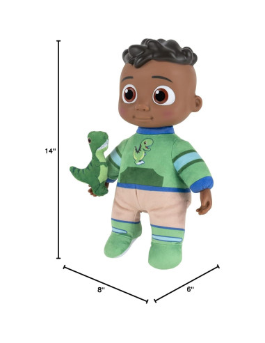 Muñeco de Peluche CoComelon Mi Amigo Cody con Dinosaurio