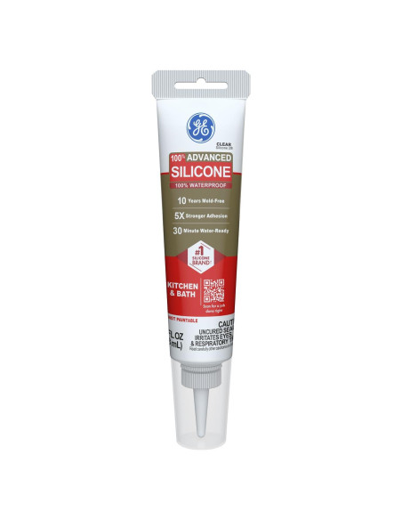 Sellador de Silicona GE 2812563 para Cocina y Baño 82 ml Sellador de Silicona GE 2812563 para Cocina y Baño 82 ml