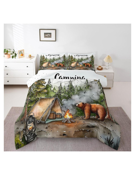 Juego de Ropa de Cama Queen Erosebridal Camping 3 Piezas Juego de Ropa de Cama Queen Erosebridal Camping 3 Piezas