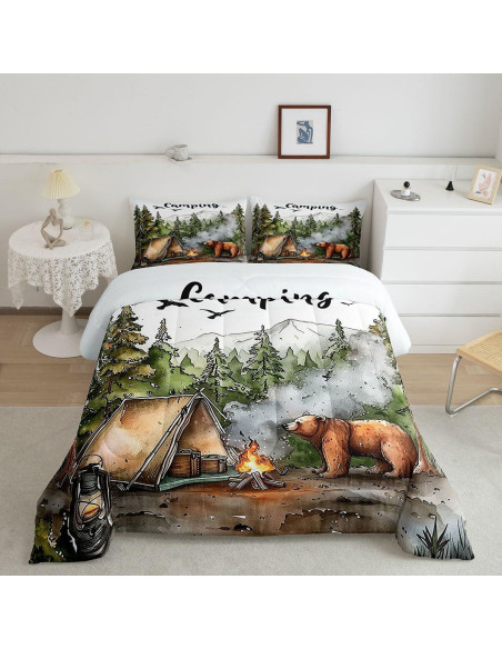 Juego de Ropa de Cama Queen Erosebridal Camping 3 Piezas Juego de Ropa de Cama Queen Erosebridal Camping 3 Piezas