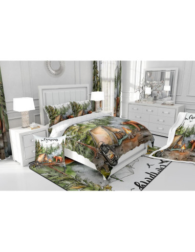 Juego de Ropa de Cama Queen Erosebridal Camping 3 Piezas