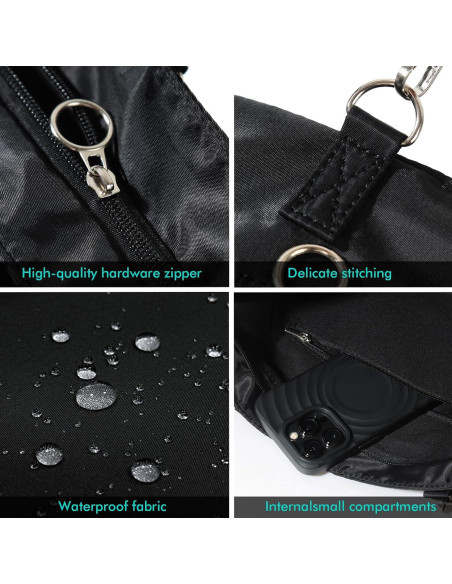Bolsa Tote Negra con Ventana para Muñecas Labubu POP MART Bolsa Tote Negra con Ventana para Muñecas Labubu POP MART