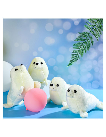 Set de 4 Juguetes de Peluche Foca Sosation 25 cm Set de 4 Juguetes de Peluche Foca Sosation 25 cm