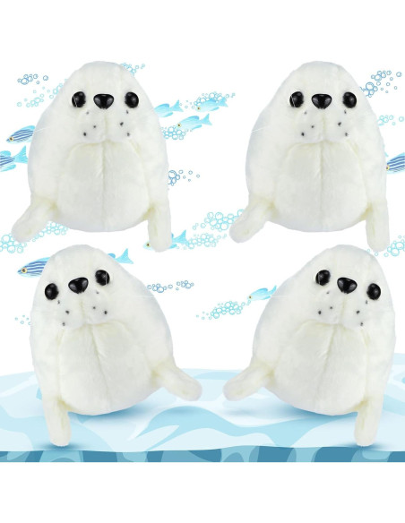 Set de 4 Juguetes de Peluche Foca Sosation 25 cm Set de 4 Juguetes de Peluche Foca Sosation 25 cm