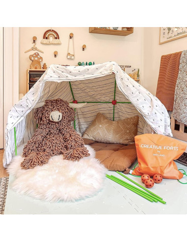 Kit de Construcción de Fortalezas Tiny Land 80 Piezas - Juguete STEM