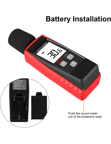 Medidor de Decibelios Digital LEERCHUNAG 30-130dB Portátil