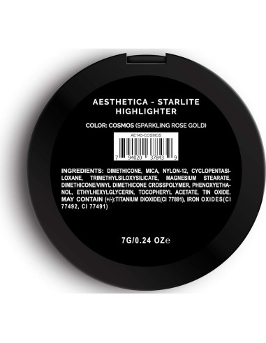 Iluminador Aesthetica Starlite Cosmos - Polvo Brillante 51g