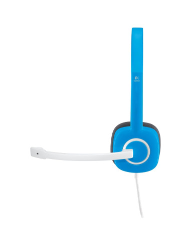 Auriculares Estéreo Logitech H150 - Azul, Micrófono Cancelación Ruido