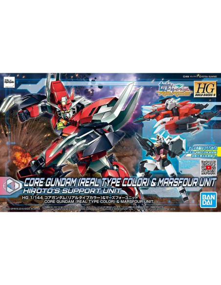 Kit Gundam Build Divers RE:Rise Core Gundam Tipo Real 1/144 Kit Gundam Build Divers RE:Rise Core Gundam Tipo Real 1/144