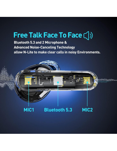 Auriculares Inalámbricos Monster MH22107 Bluetooth 5.3 IPX8 60H
