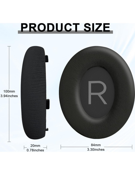 Almohadillas de Repuesto para Auriculares Bose 700 - Negro Almohadillas de Repuesto para Auriculares Bose 700 - Negro