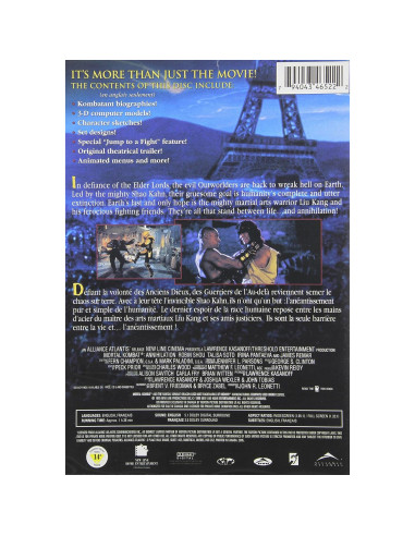 Mortal Kombat: Aniquilación DVD - Robin Shou, 98 min