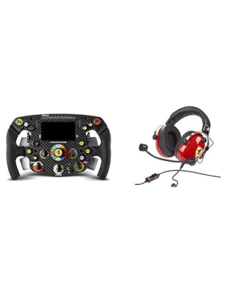 Volante Thrustmaster SF1000 + Auriculares Scuderia Ferrari Volante Thrustmaster SF1000 + Auriculares Scuderia Ferrari
