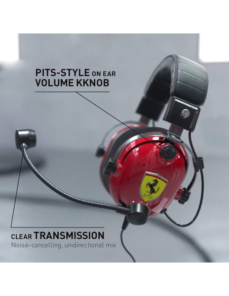 Volante Thrustmaster SF1000 + Auriculares Scuderia Ferrari Volante Thrustmaster SF1000 + Auriculares Scuderia Ferrari