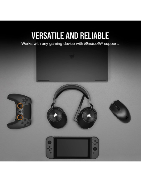 Auriculares Gaming Corsair HS55 Wireless CORE - 2.4GHz, 15m Bluetooth Auriculares Gaming Corsair HS55 Wireless CORE - 2.4GHz, 15m Bluetooth