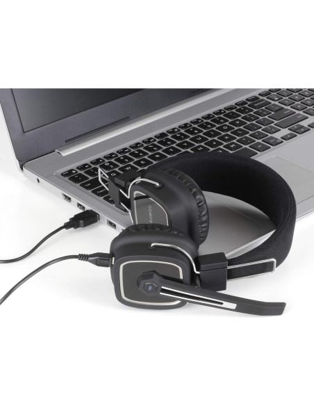 Auriculares Inalámbricos Bluetooth 5.0 Aluratek ABHS02F Over-Ear Auriculares Inalámbricos Bluetooth 5.0 Aluratek ABHS02F Over-Ear