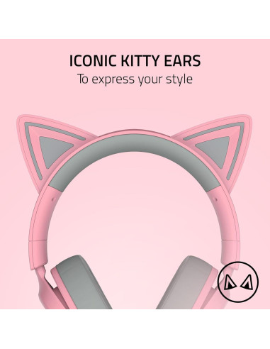 Auriculares Gaming Razer Kraken Kitty V3 X - Sonido 7.1 Rosa