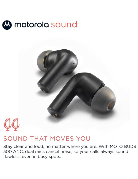 Auriculares Inalámbricos Motorola Moto Buds 500 ANC IPX4 Auriculares Inalámbricos Motorola Moto Buds 500 ANC IPX4