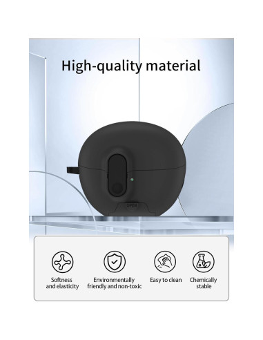 Funda Protectora UYRUREL para Auriculares Huawei FreeClip - Negro
