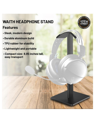 Auriculares de Juego Audio-Technica ATH-GL3 + Soporte + Paño